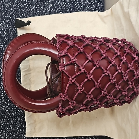 Staud burgundy bucket bag mini - Picture 4 of 4